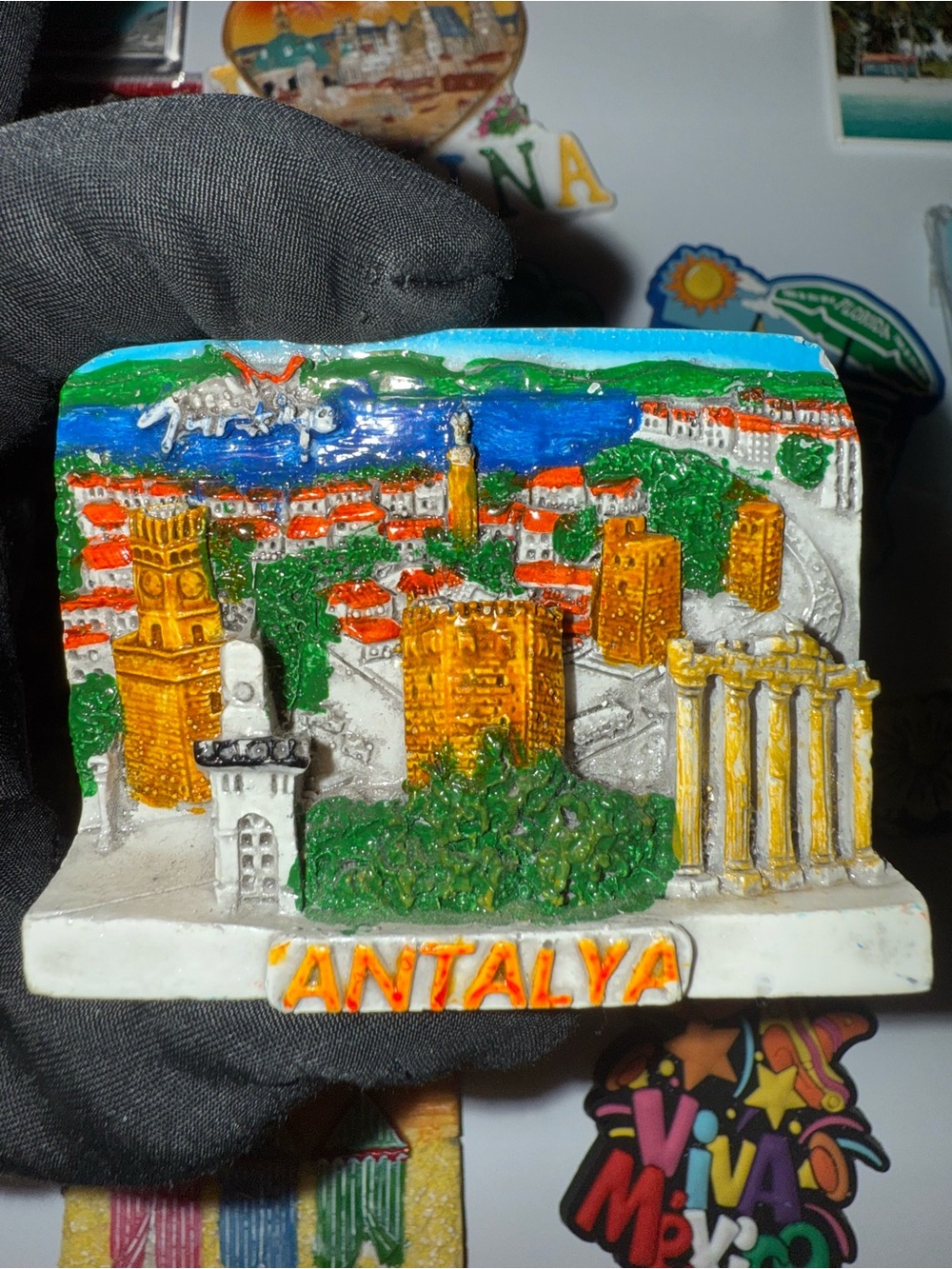 Tourism Souvenir Ceramic Fridge Magnet Turkiye Europe Antalya City